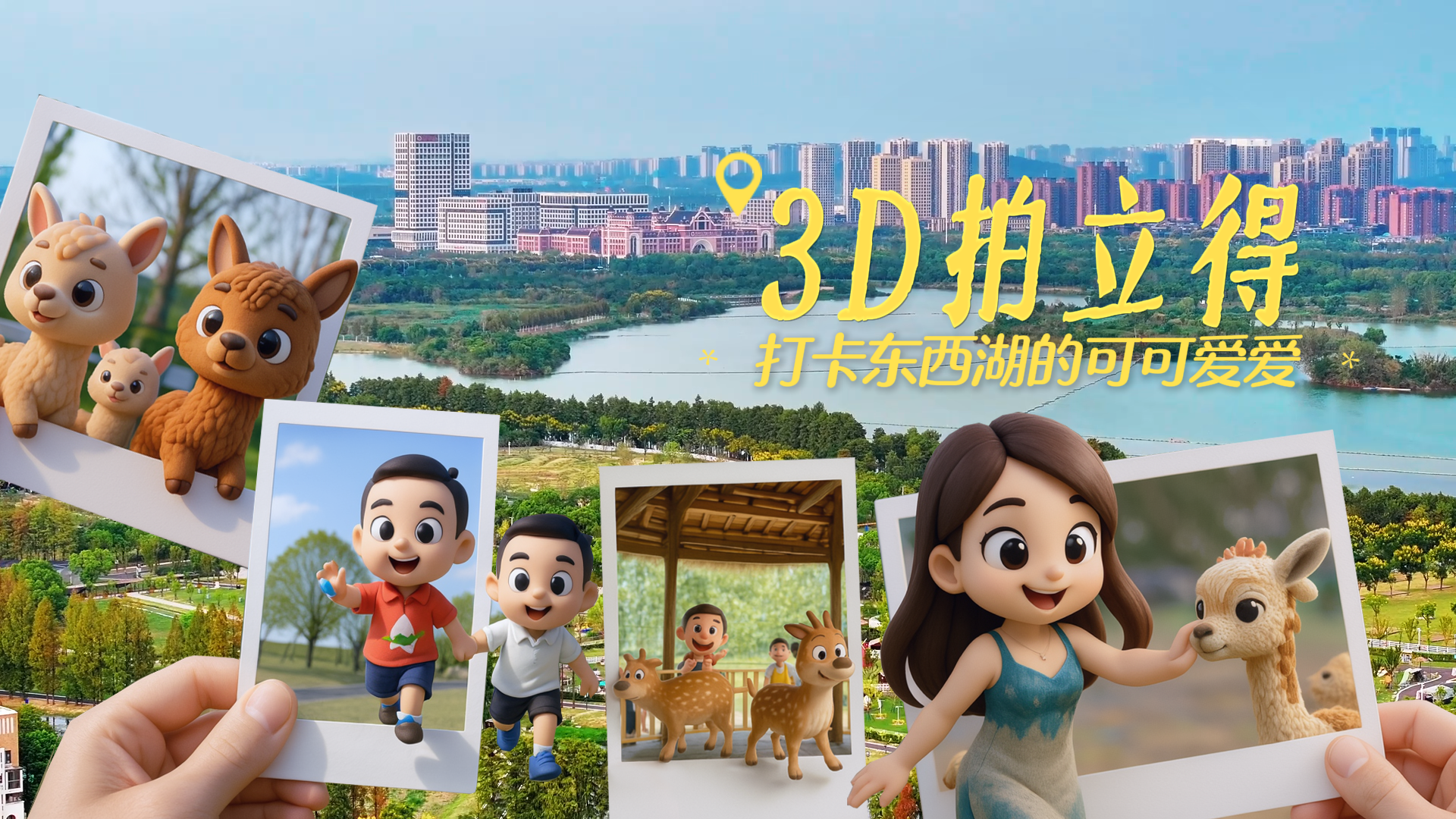 3D拍立得，打卡欧博
的可可爱爱！